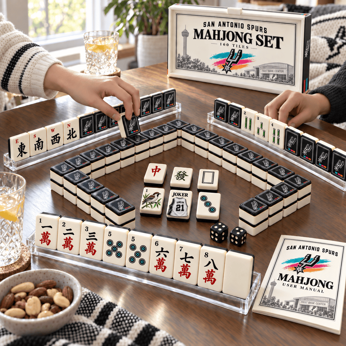Premium SAS Mahjong Tiles Set TTMH