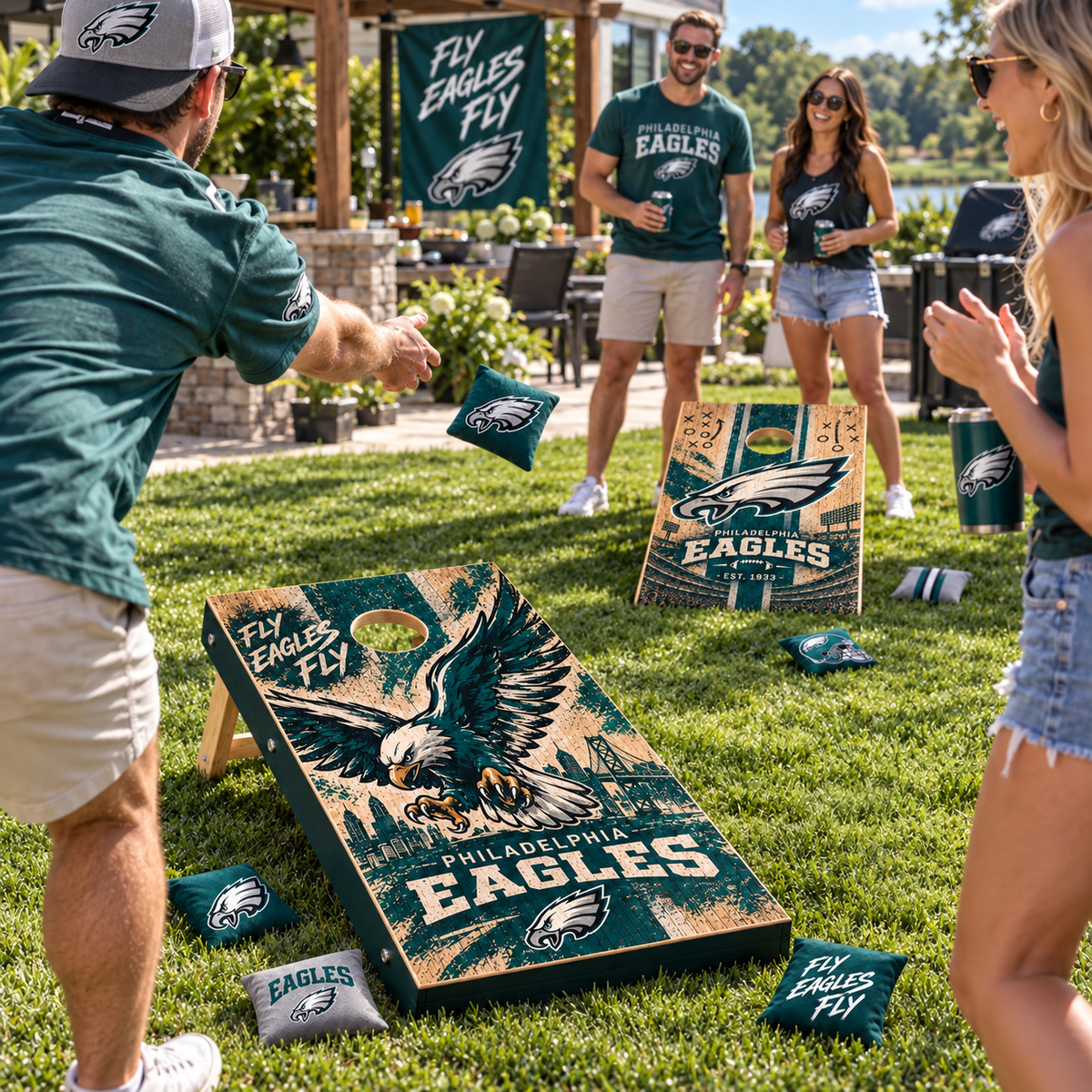 PLDE Premium Cornhole Game Set NTNA