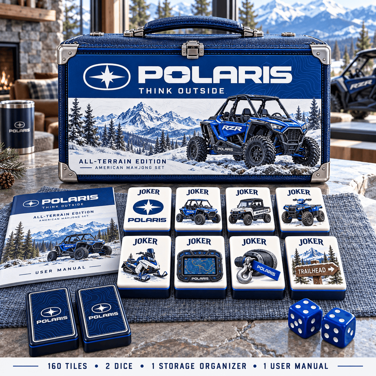 Premium POL Mahjong Tiles Set PVNA
