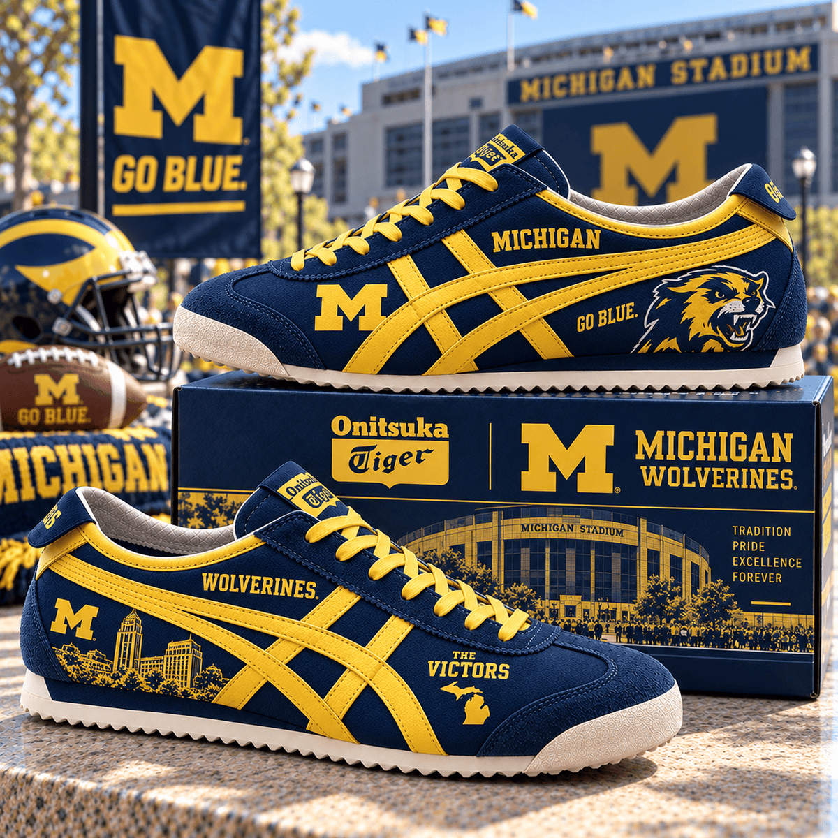 MWR Premium Mexico Tiger 66 Sneakers TTNL