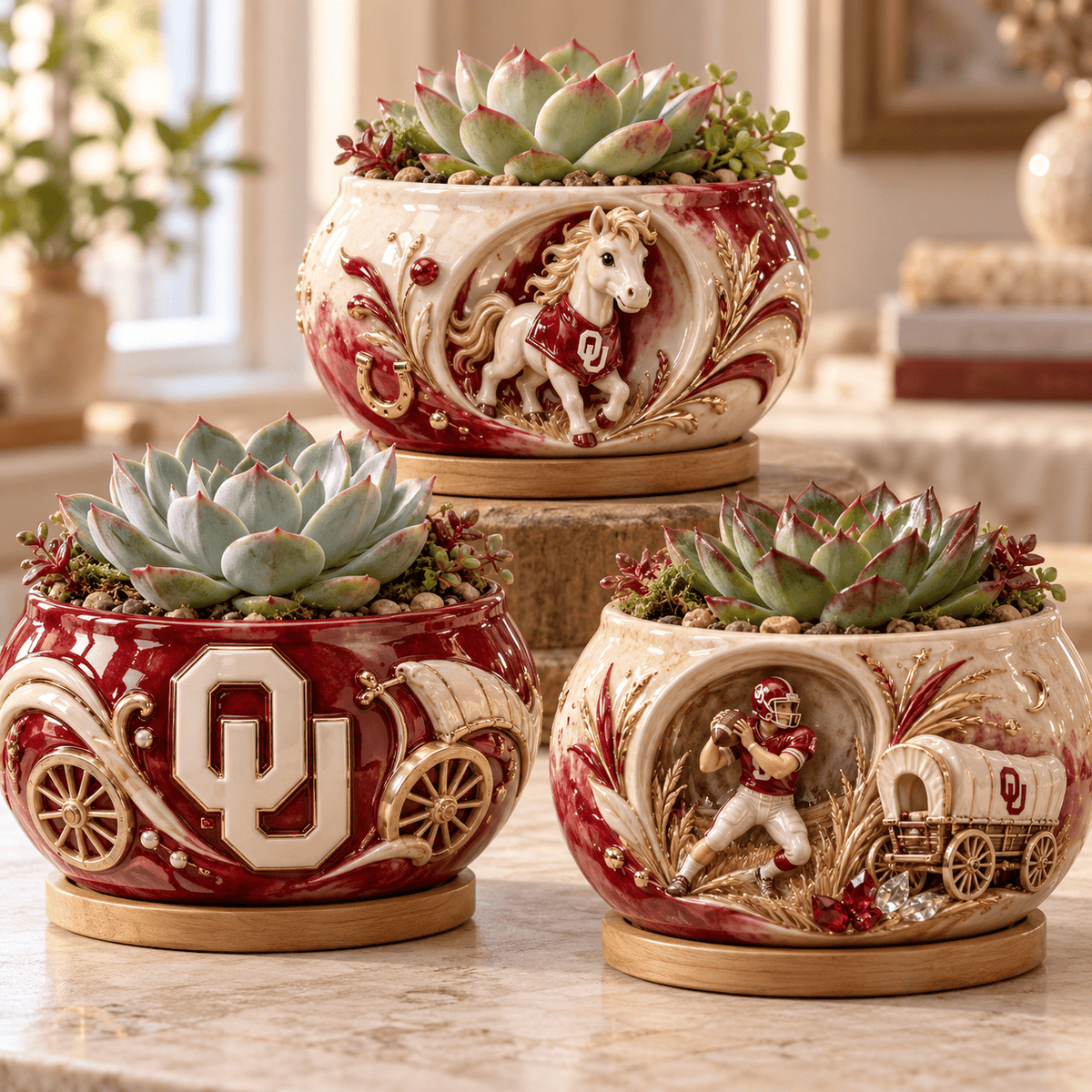 OSN 3-Piece Succulent Planter Set HTTT