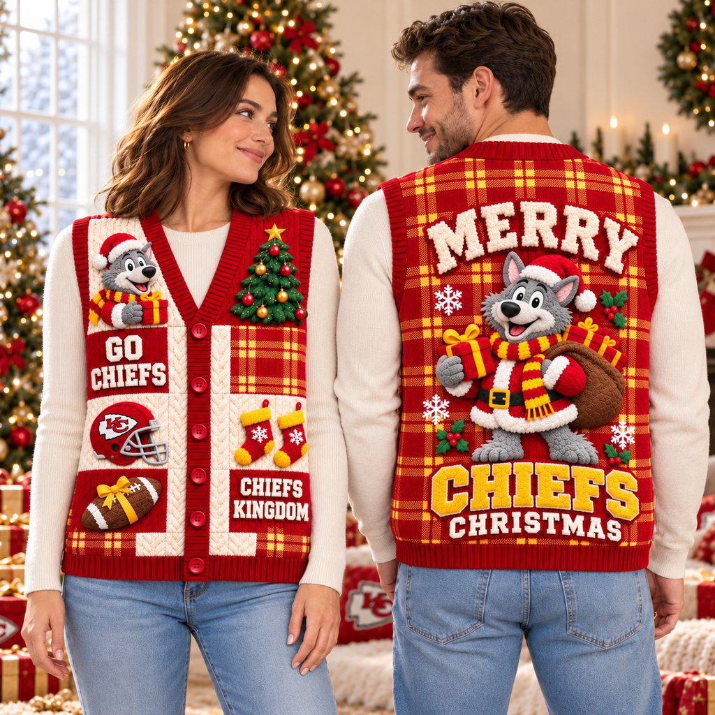KCC Premium Christmas Cardigan Vest TMH