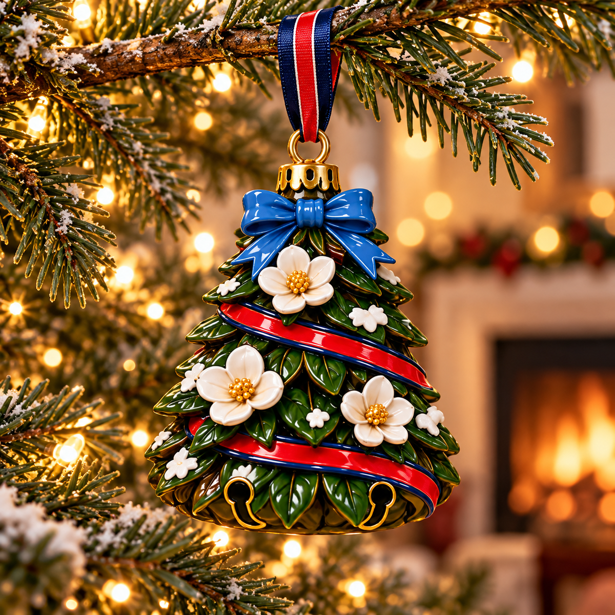 Premium OMR Christmas Bell Ornament TTMH