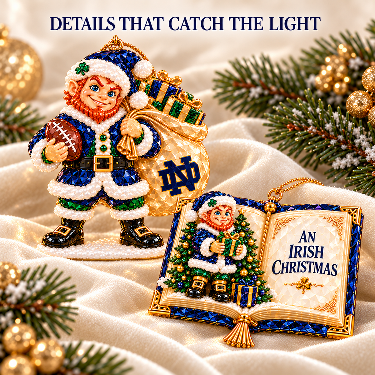 NDFI Premium Christmas Tree Ornament Set NHVH