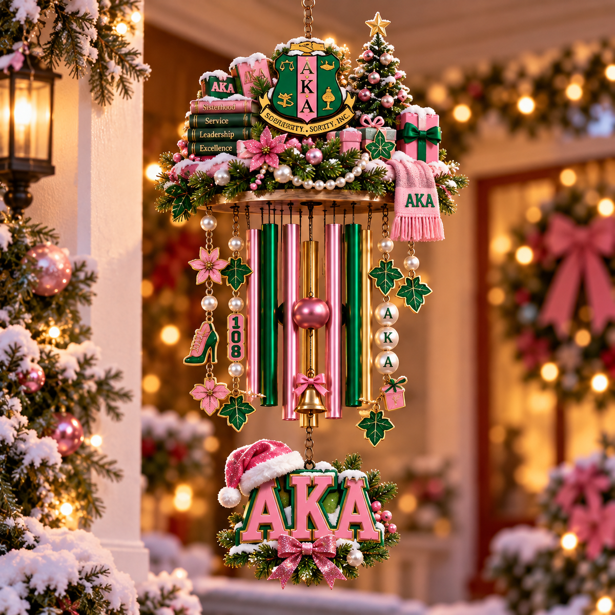 AKA Christmas Wind Chime With Charm TNSM