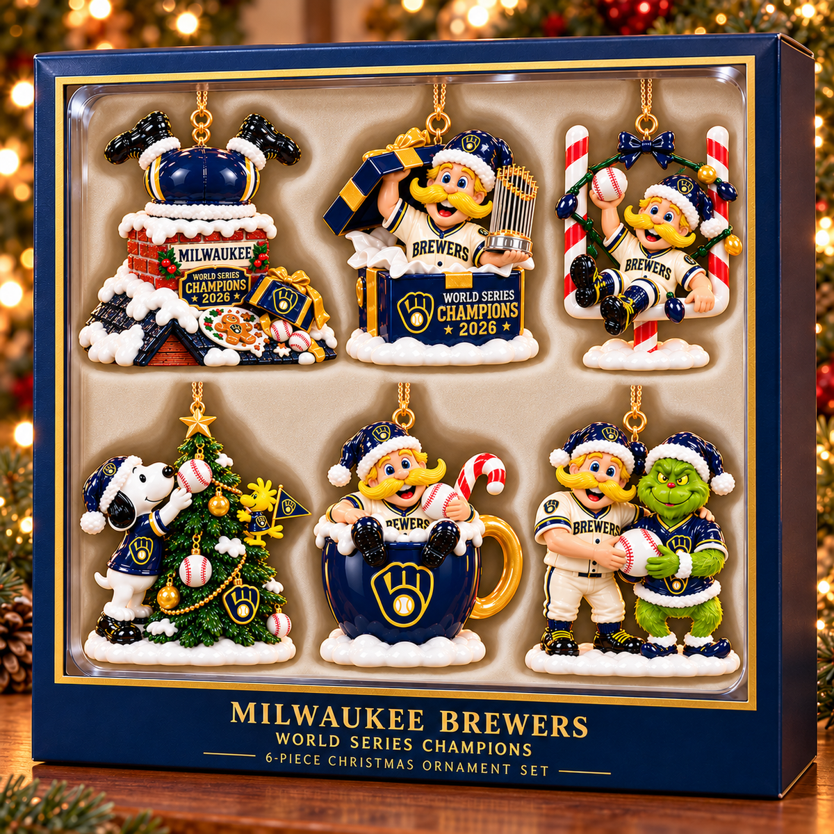 MLKB Premium Christmas Tree Ornament Set NHVH