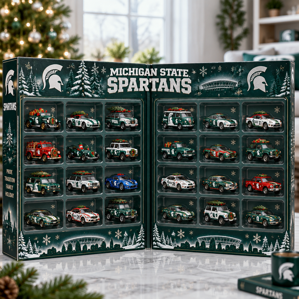 Michigan State Spartans Premium Mini Car Advent Calendar