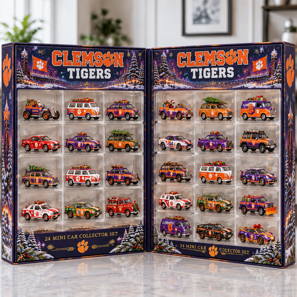 Clemson Tigers Premium Mini Car Advent Calendar