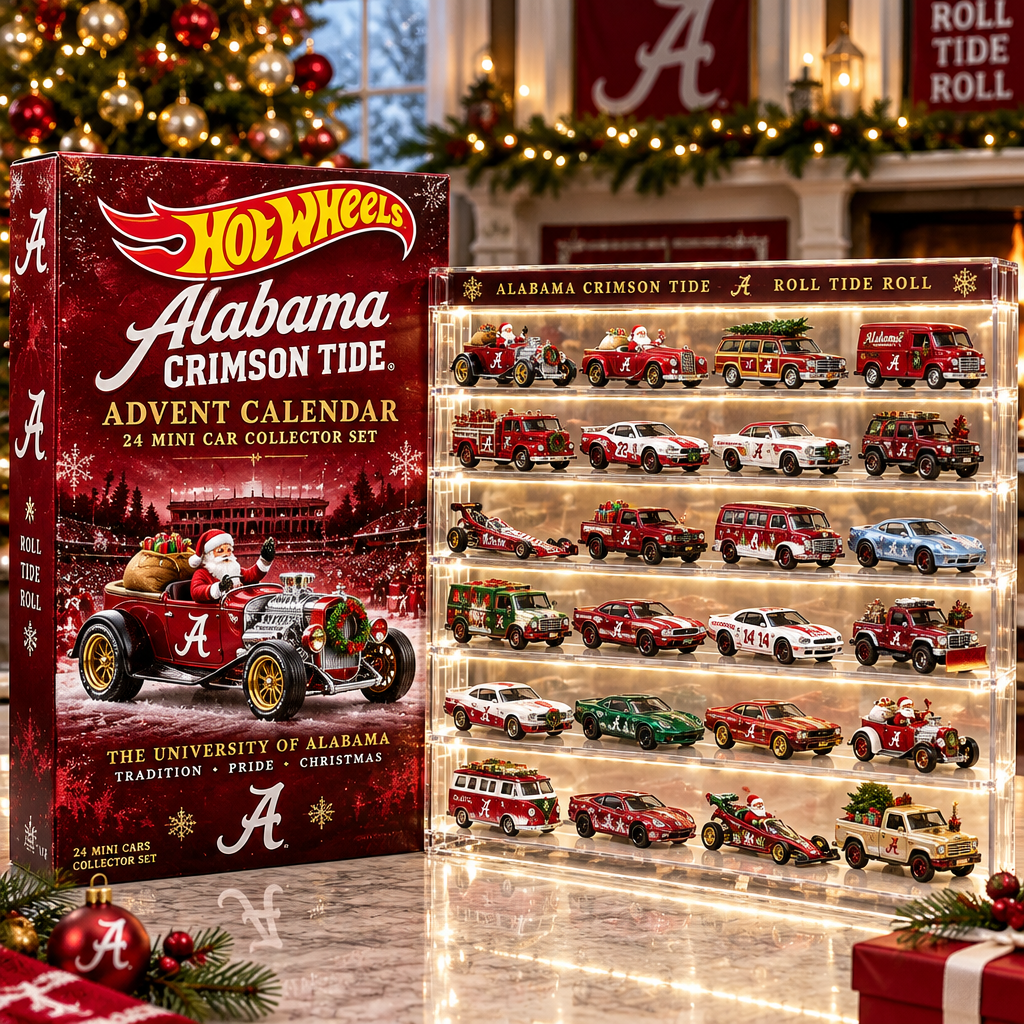 Alabama Crimson Tide Premium Mini Car Advent Calendar