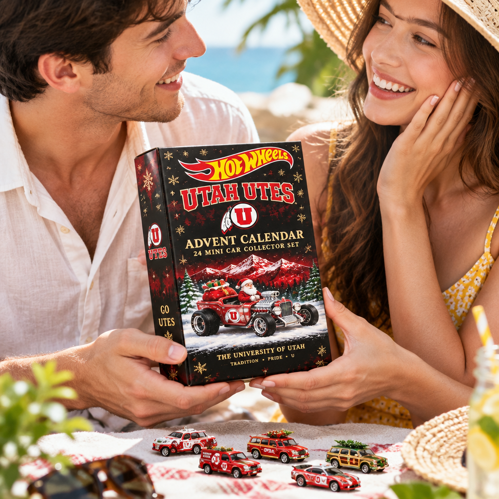 Utah Utes Premium Mini Car Advent Calendar