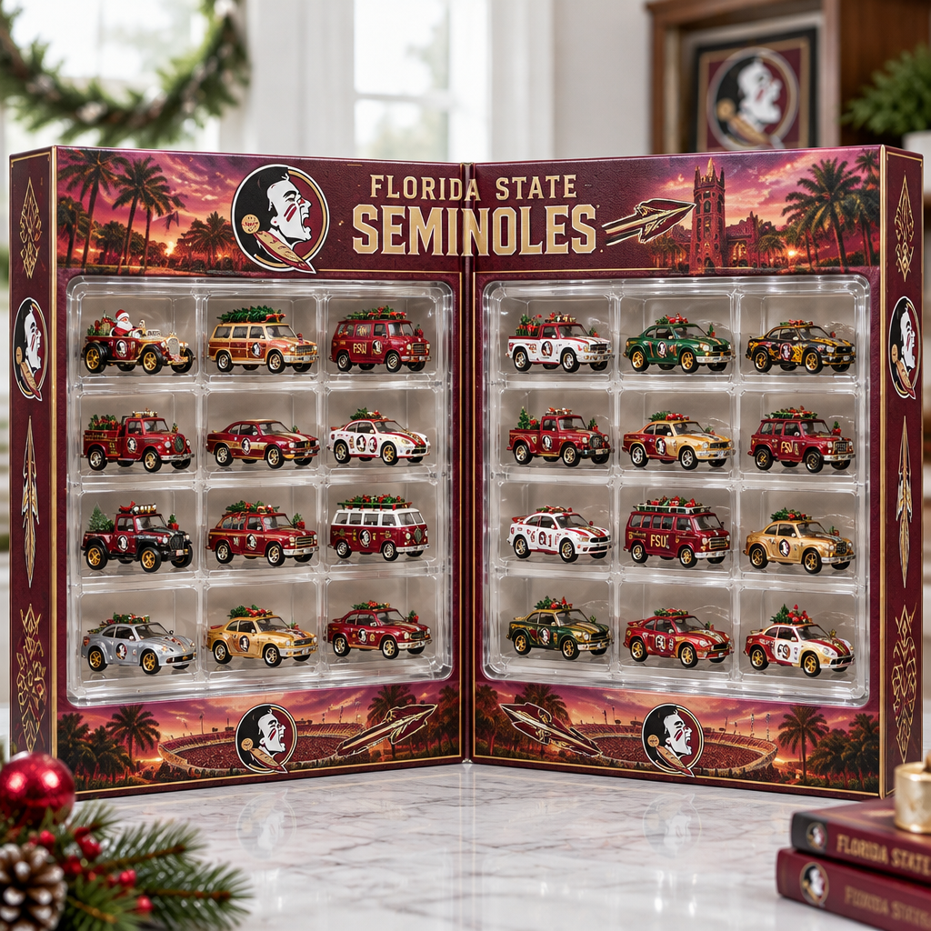 Florida State Seminoles Premium Mini Car Advent Calendar