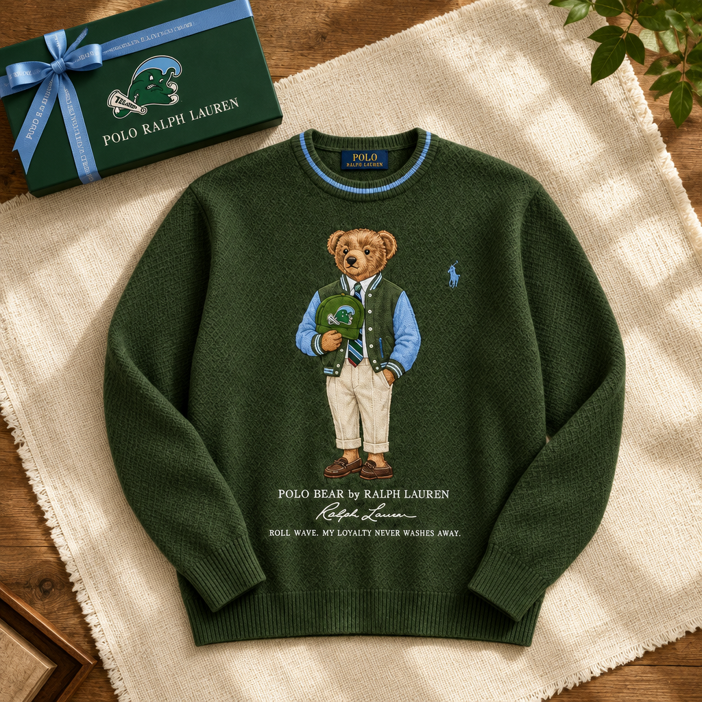 Tulane Green Wave Premium Crewneck Sweater