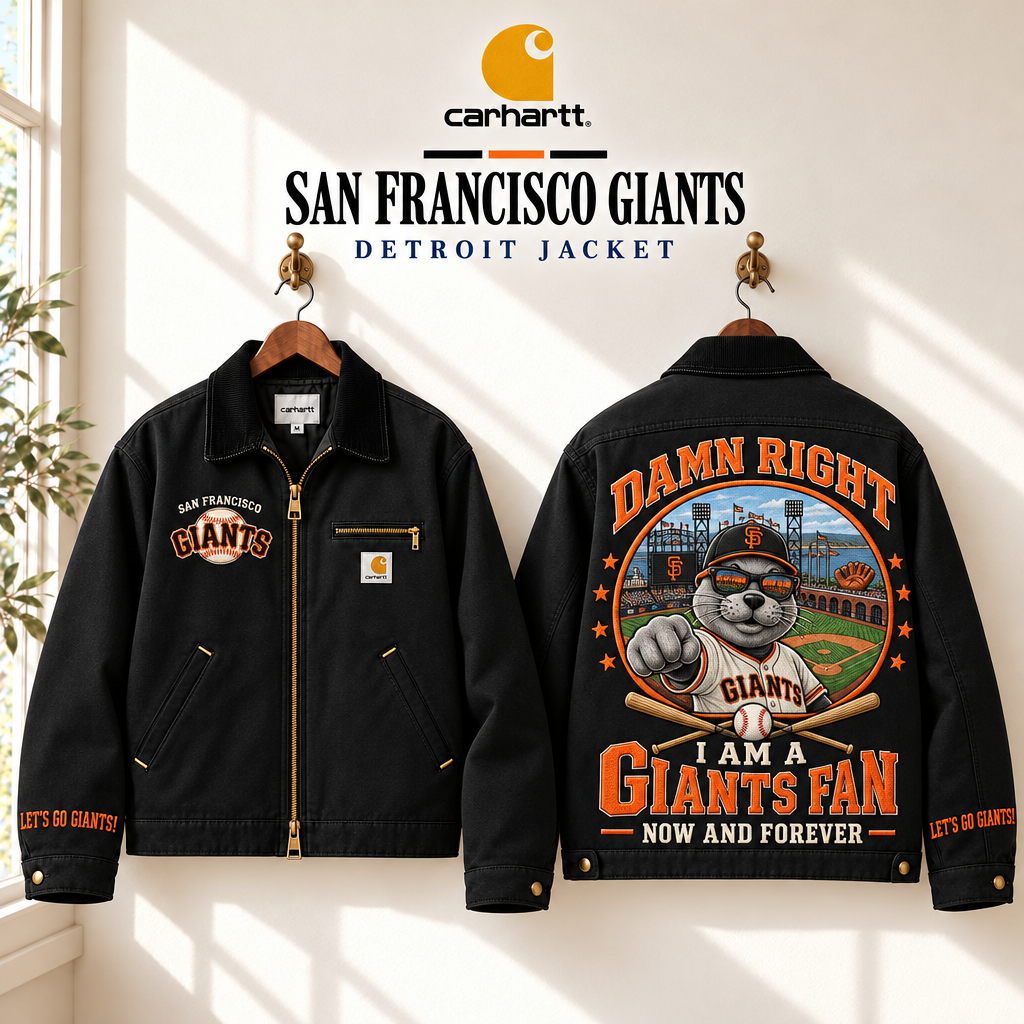 Giants Merch Embroidered Detroit Jacket