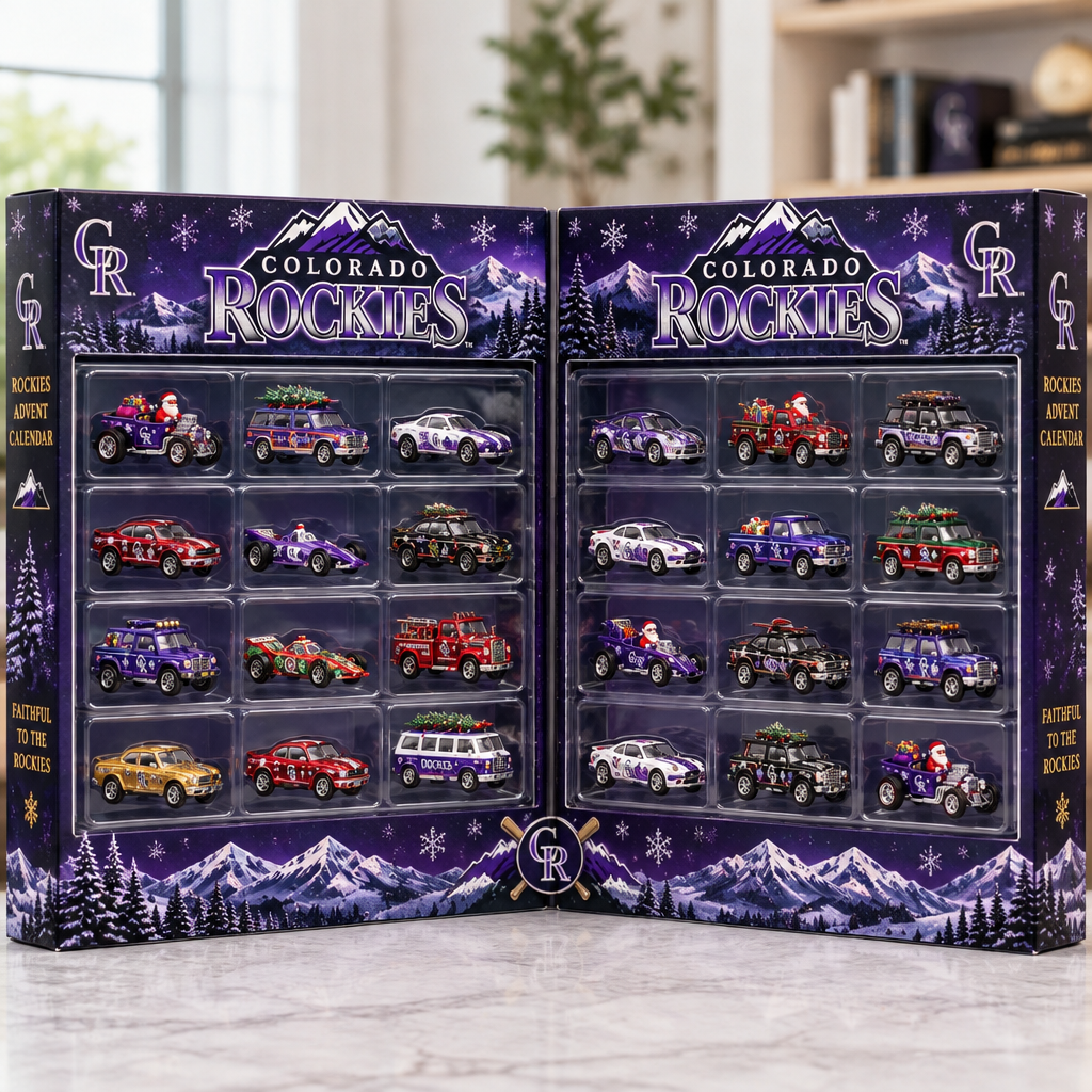 Colorado Rockies Premium Mini Car Advent Calendar