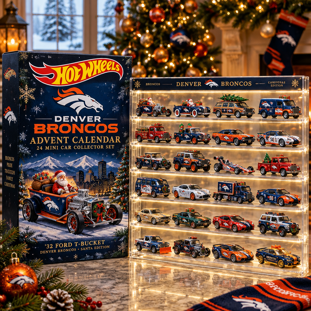 Denver Broncos Premium Mini Car Advent Calendar