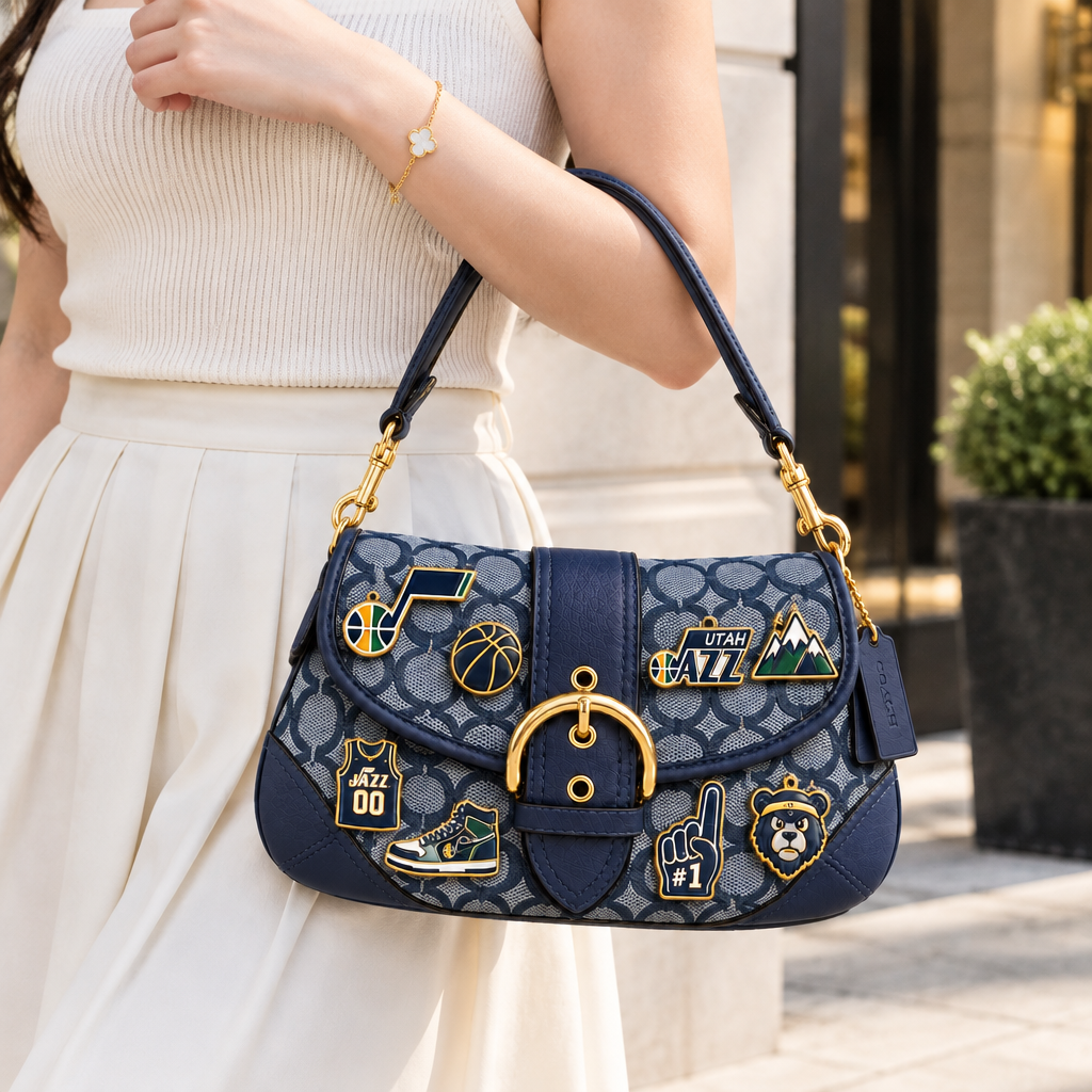 Utah Jazz Soho Bag With Charm