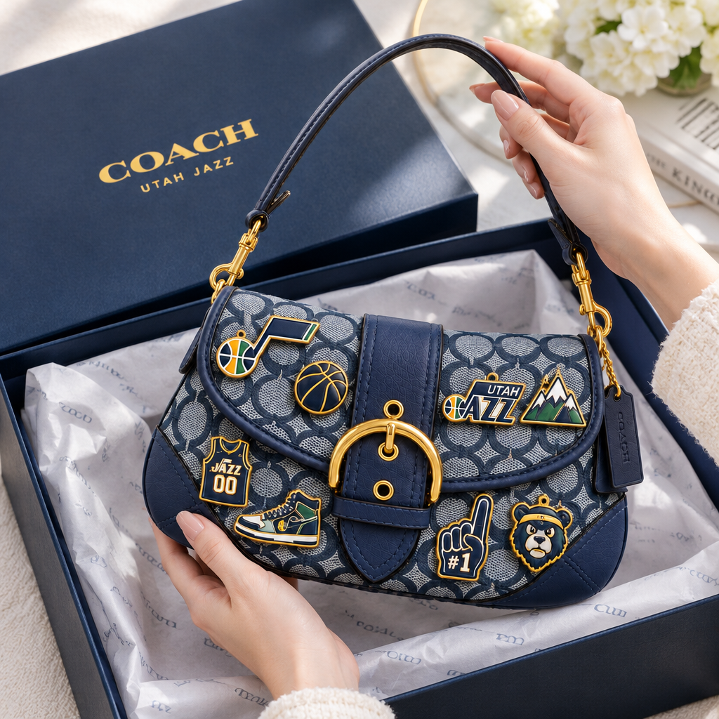 Utah Jazz Soho Bag With Charm