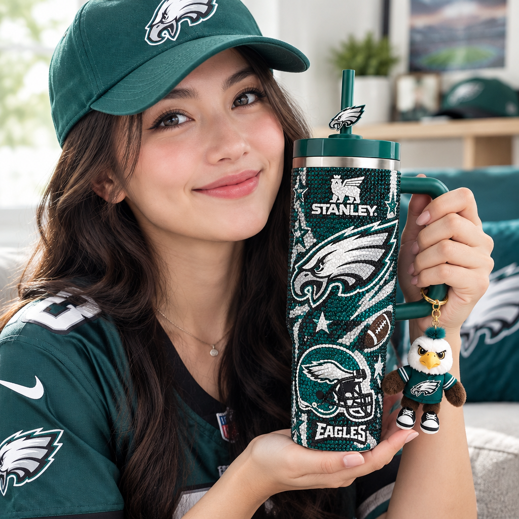 Philadelphia Eagles 40oz Tumbler With Handle TTNL