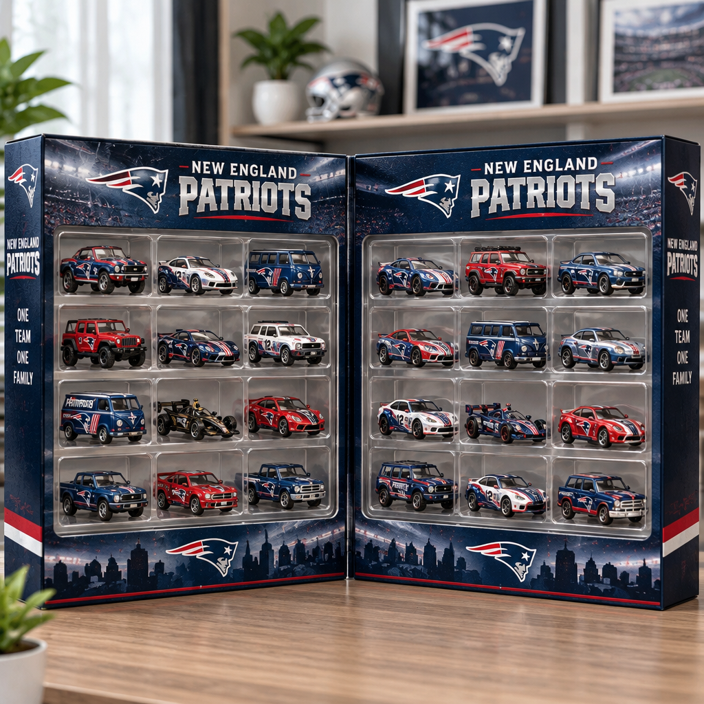 New England Patriots Premium Mini Car Advent Calendar